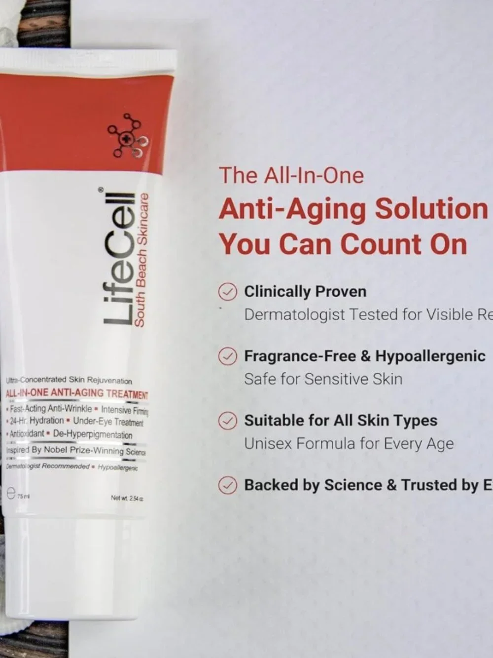 South Beach All-In-One Anti-Aging Treatment 2.54 oz – Firming & Hydrating Skinca